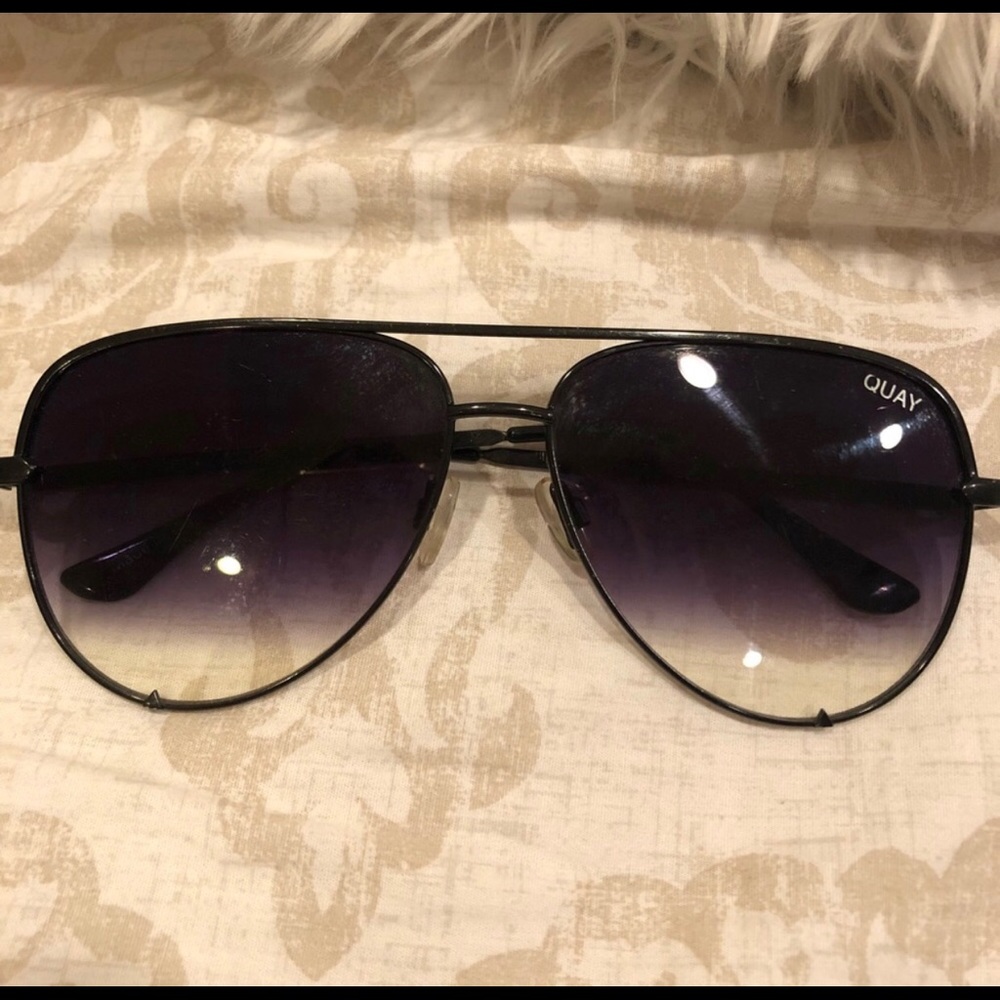 Desi Perkins high key fade quay sunglasses